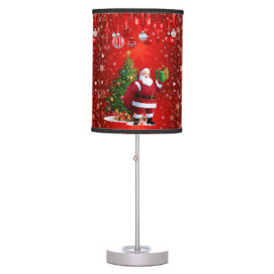 Christmas Lamp, Santa Table Lamp