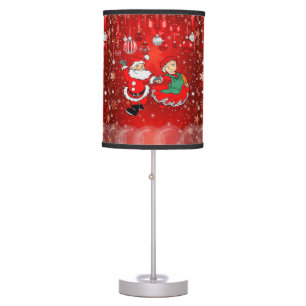 Christmas Lamp, Santa Table Lamp