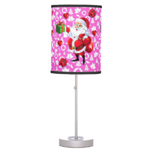 Christmas Lamp, Santa Table Lamp