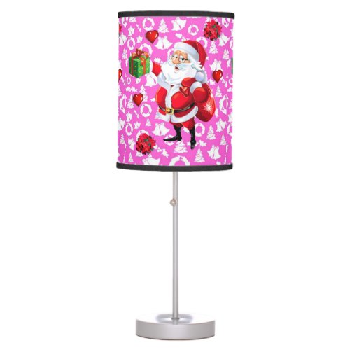 Christmas Lamp Santa Table Lamp