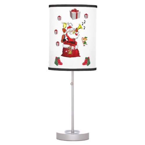 Christmas Lamp Santa Table Lamp