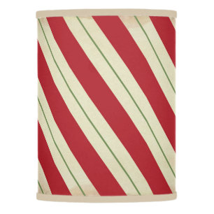 Christmas Lamp Shade - Stripes
