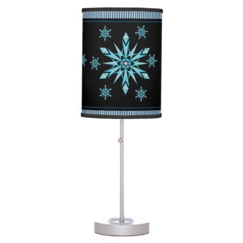 Christmas Lamp Snowflake Table Lamp