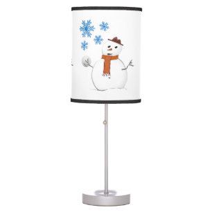 Christmas Lamp, Snowman Table Lamp