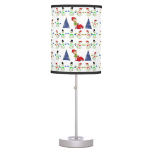 Christmas Lamp, Snowman Table Lamp