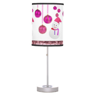 Christmas Lamp, Snowman Table Lamp