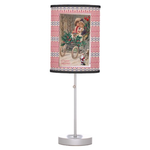 Christmas Lamp Vintage Table Lamp