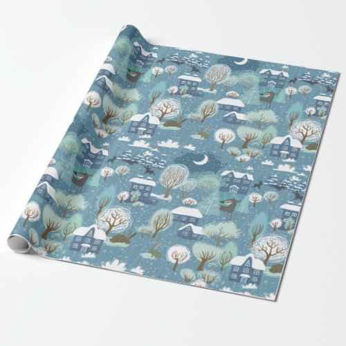 Christmas Landscape Wrapping Paper