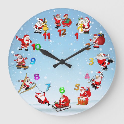 Christmas Large Clock