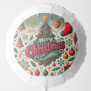 Christmas Large Helium Balloon