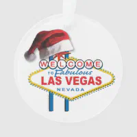 Welcome to Las Vegas Christmas Ornament