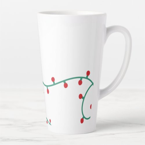 Christmas latte mug
