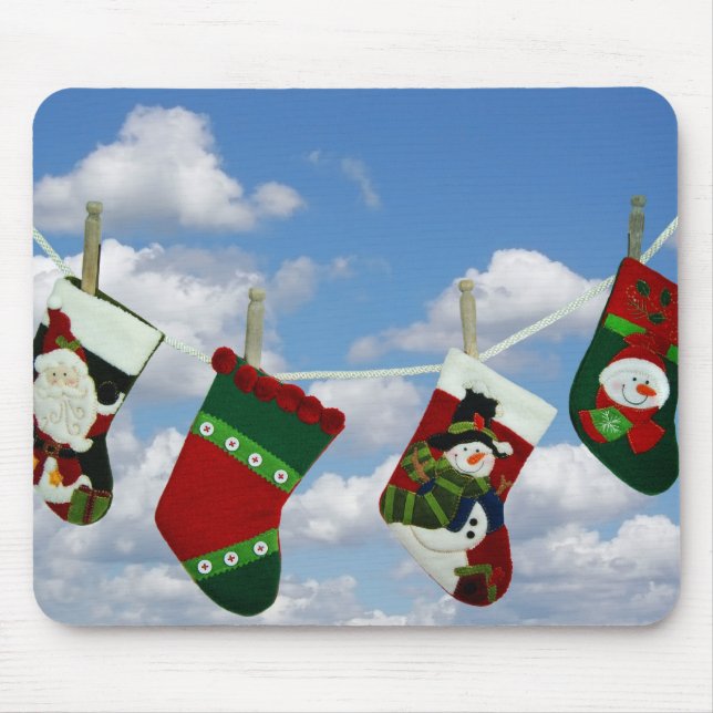 Christmas Laundry Mouse Pad (Front)
