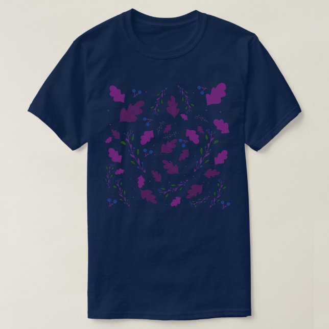 Christmas leaf pattern 2 T-Shirt (Design Front)