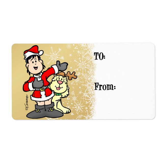 Christmas Lebel Label (Front)