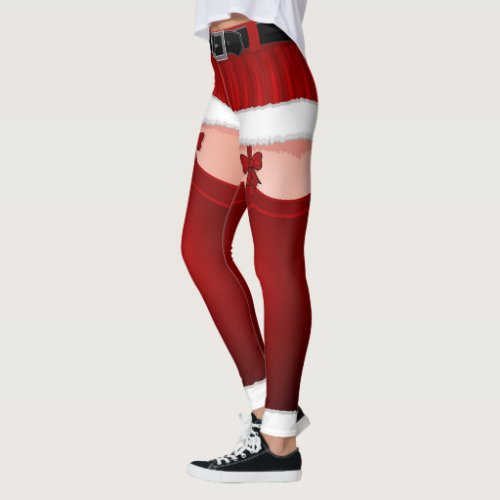 Christmas Leggings Funny Stockings Costume Pants
