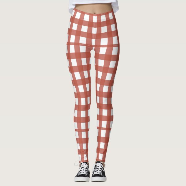 Christmas leggings, holiday clothing, festive fash leggings (Front)
