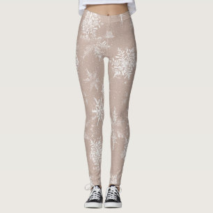 Christmas leggings, holiday clothing, festive fash leggings
