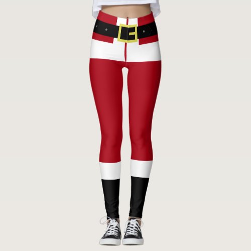 Christmas Leggings Santa Claus Gift