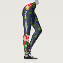 Christmas Leggings Santa Personalize Choose Color Christmas Leggings Santa Personalize Choose Color