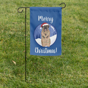 Christmas Leonberger Garden Flag