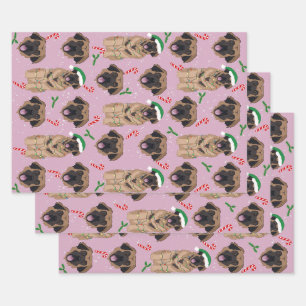 Christmas Leonberger  Wrapping Paper Sheets