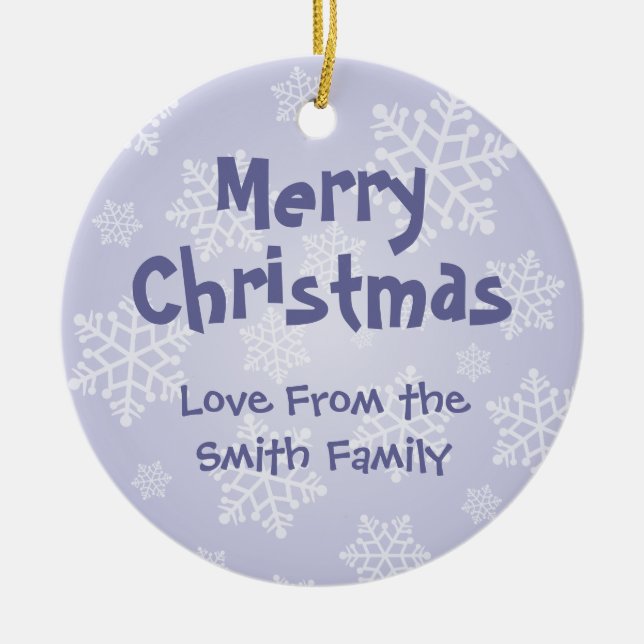 Christmas Leopard Gecko (add your message) Ceramic Ornament (Front)