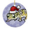 Christmas Leopard Gecko (add your message)