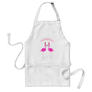 Christmas Lesbian Flamingos Flamingo Belles Adult Apron