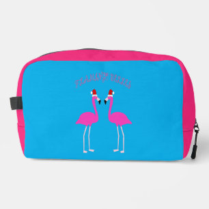 Christmas Lesbian Flamingos Flamingo Belles Dopp Kit