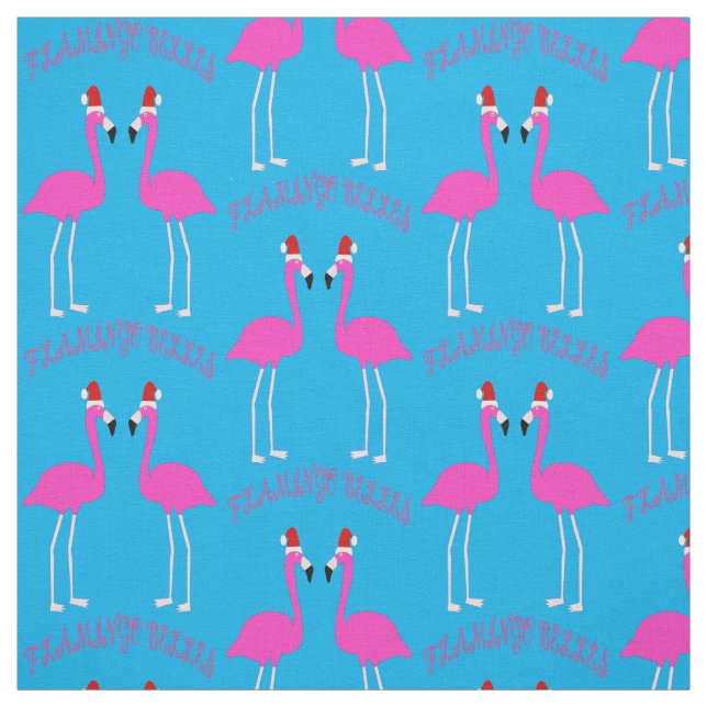 Christmas Lesbian Flamingos Flamingo Belles Fabric (Swatch)