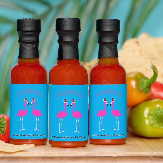 Christmas Lesbian Flamingos Flamingo Belles Hot Sauces (Multi)