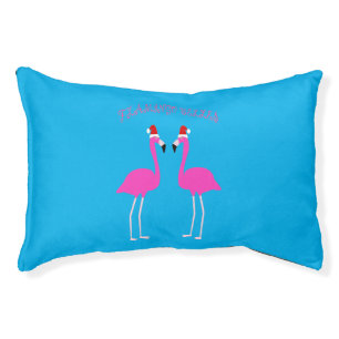 Christmas Lesbian Flamingos Flamingo Belles Pet Bed