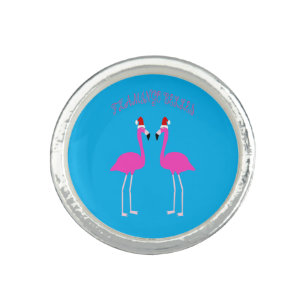 Christmas Lesbian Flamingos Flamingo Belles Ring