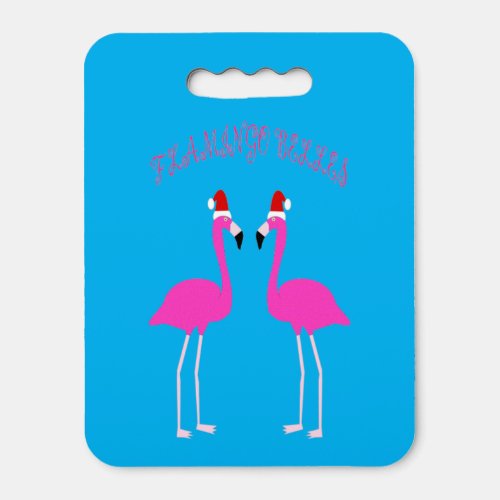 Christmas Lesbian Flamingos Flamingo Belles Seat Cushion
