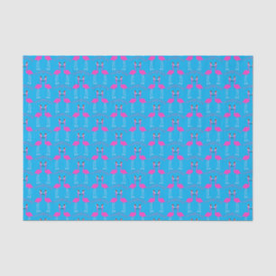 Christmas Lesbian Flamingos Flamingo Belles Tissue Paper