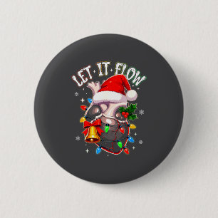 Christmas Let I T Flow Anatomy Heart Cardiac Nurse Button