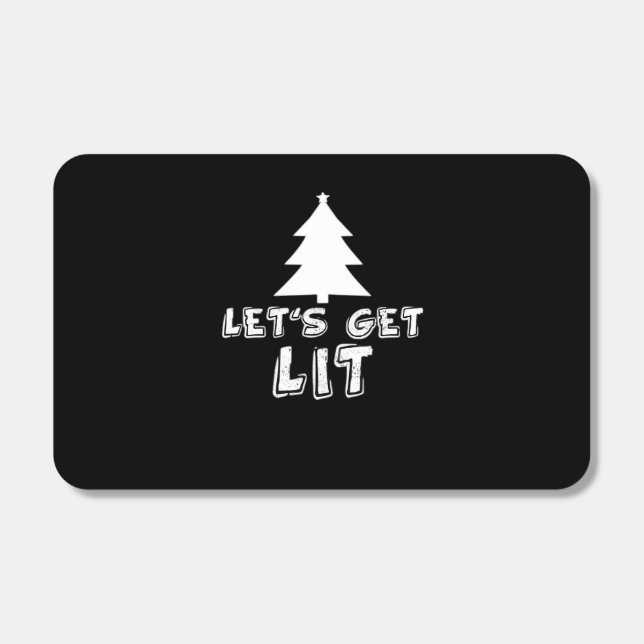 Christmas Let's Get Lit Classic Matchboxes (Front)