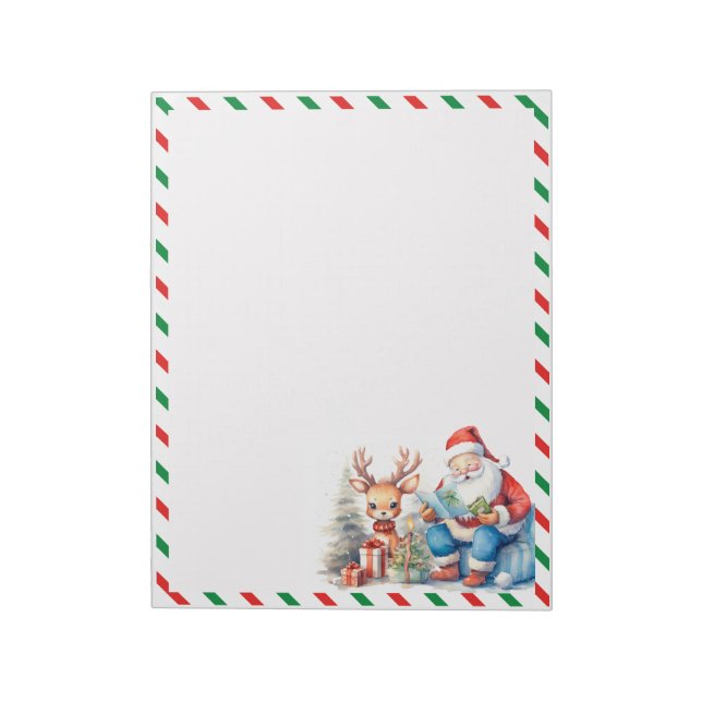 Christmas Letter for Santa Stationery Notepad (Rotated)