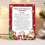 Christmas letter from Santa and Elf  Invitation<br><div class="desc">Personalized letter from from Santa Claus.
Give your child this year special,  cute letter from Santa. 
Collection: 
https://www.zazzle.com/collections/love_christmas_collection-119212194434211063</div>