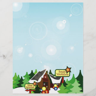Christmas Letter Paper - North Pole Design
