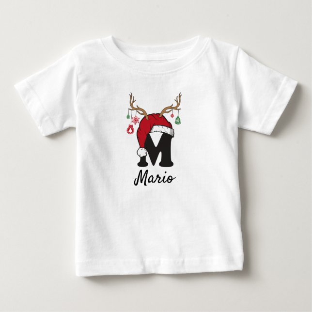 Christmas Letter Shirt For Kids (Front)