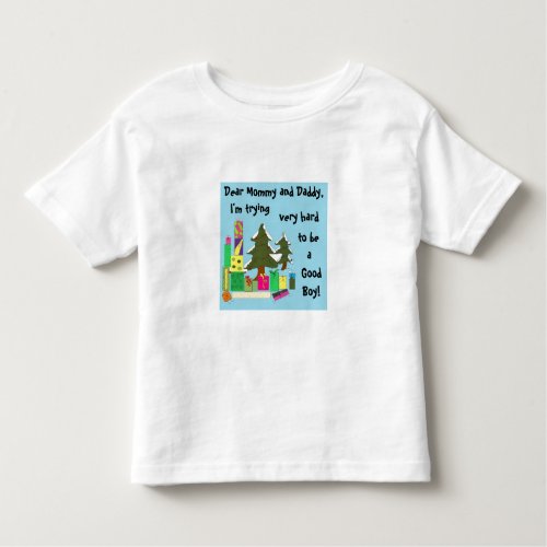 Christmas Letter Toddler T_shirt