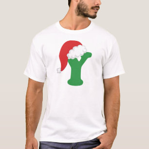 Christmas Letter Y Alphabet T-Shirt