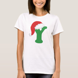 Christmas Letter Y Alphabet T-Shirt