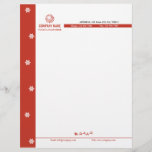 Christmas Letterhead<br><div class="desc">Send your winter holiday correspondence through this personalized letterhead. Believe me you will definitely be appreciated by all. Color may change as desired and  change the text with your data. Change your logo with yours.  Happy Holidays !</div>