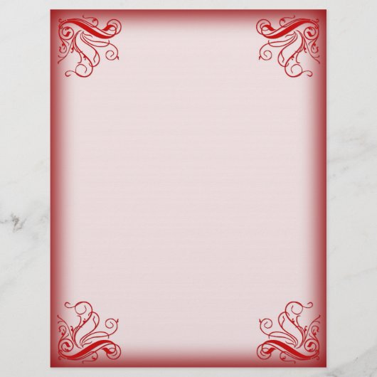Christmas Letterhead Red (Front)