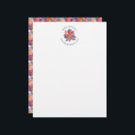 Christmas Letterhead Unique Watercolor Poinsettia<br><div class="desc">Add a modern twist to tradition with this watercolor poinsettia letterhead, part of the holiday stationery collection by Do Tell A Belle. Perfect for expressing your warmest wishes this season, this unique Christmas letter paper features vibrant shades of pink, orange, and turquoise, making it ideal for artistic holiday correspondence. The...</div>