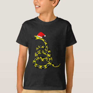 Christmas Libertarian Gadsden Don't Tread Snake T-Shirt