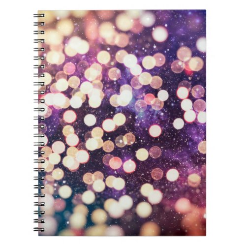 Christmas light background Holiday glowing graphi Notebook